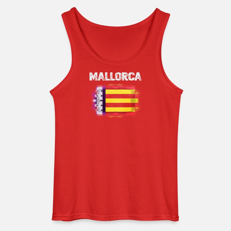 Mallorca - Gildan Männer Tank Top - Rot