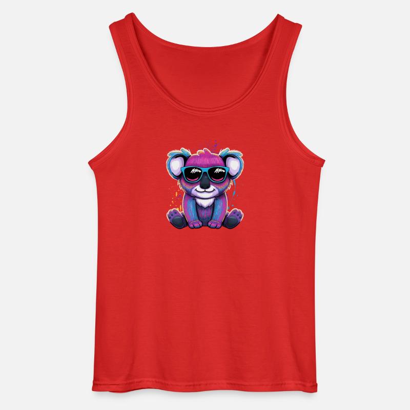 Australien Bambusfresser Beuteltier Koala - Gildan Männer Tank Top - Rot