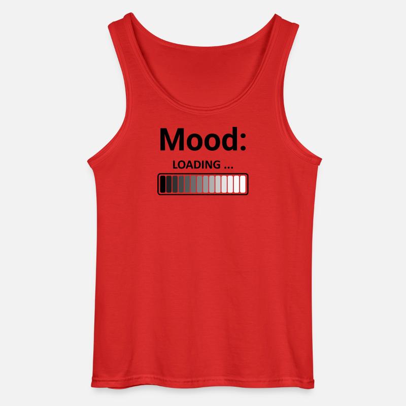 Mood Loading Stilvolles Design Ladestange - Gildan Männer Tank Top - Rot