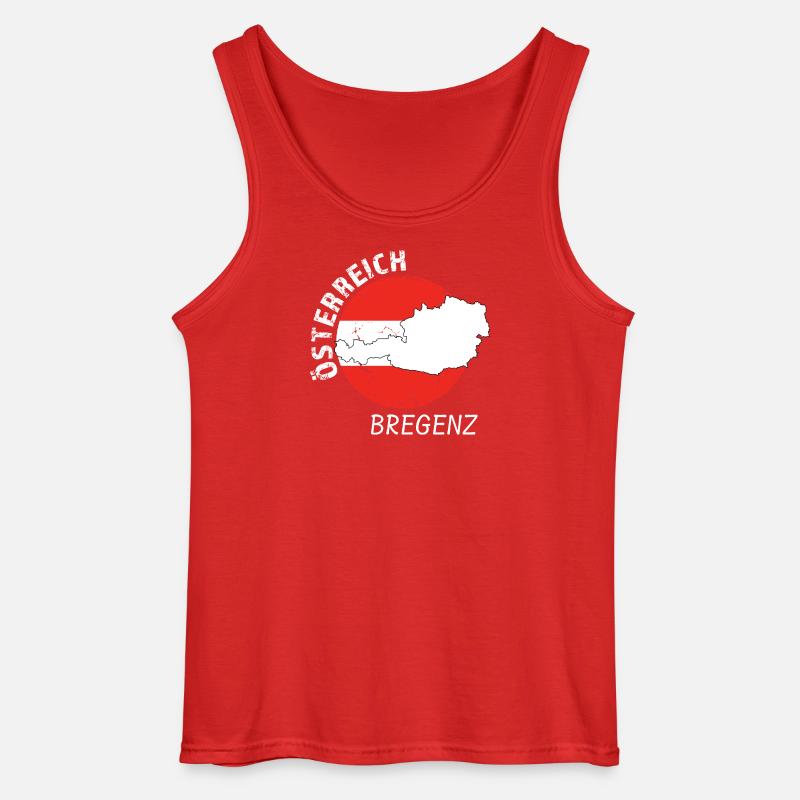 Bregenz - Gildan Men’s Tank Top - red