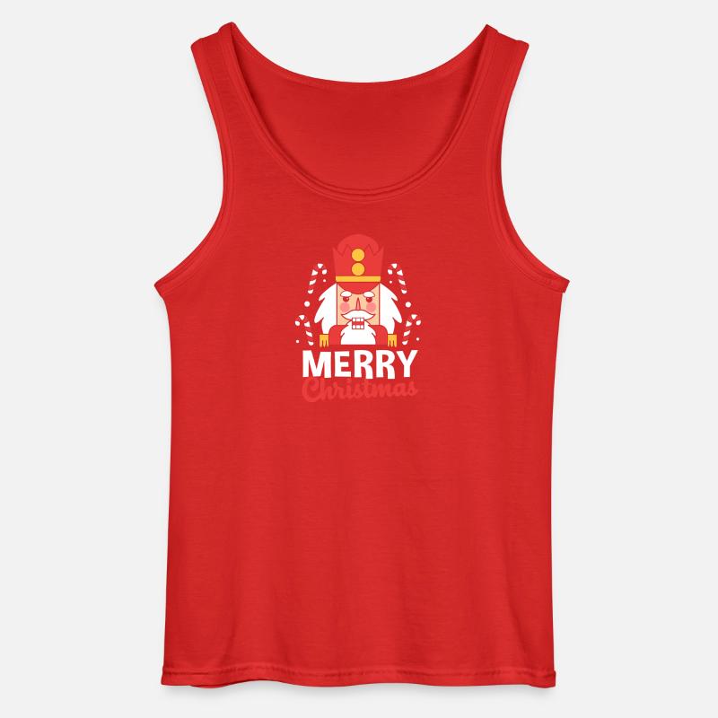 Weihnachten Nussknacker - Gildan Männer Tank Top - Rot