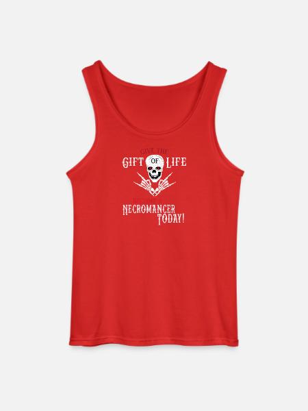 Gift of Life Necromancer - Gildan Men’s Tank Top - red
