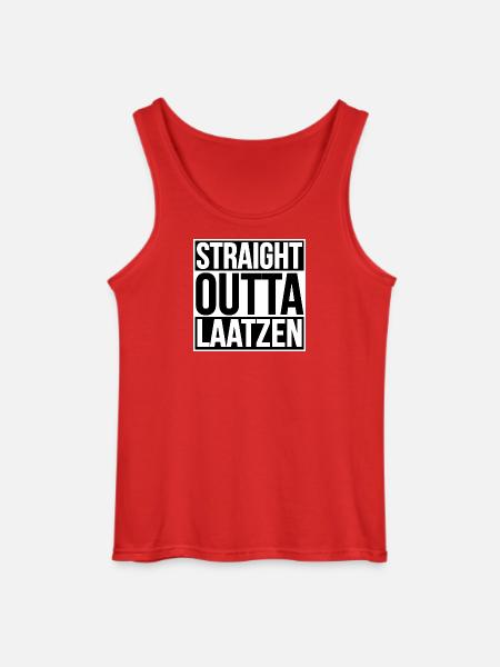 Straight Outta Laatzen - Débardeur Gildan Homme - rouge
