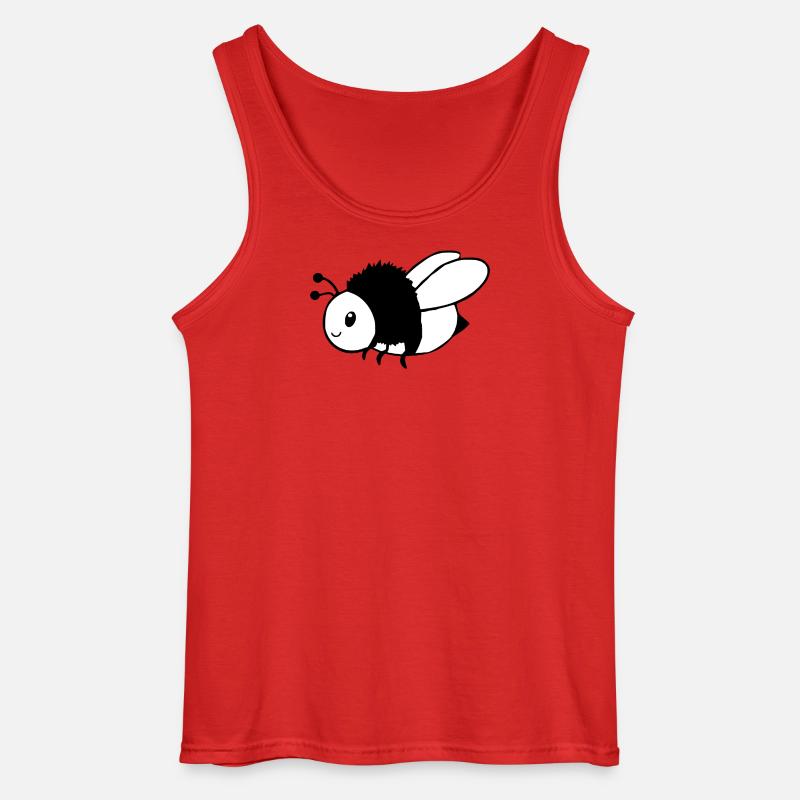 Bienke Imker Geschenk - Gildan Männer Tank Top - Rot