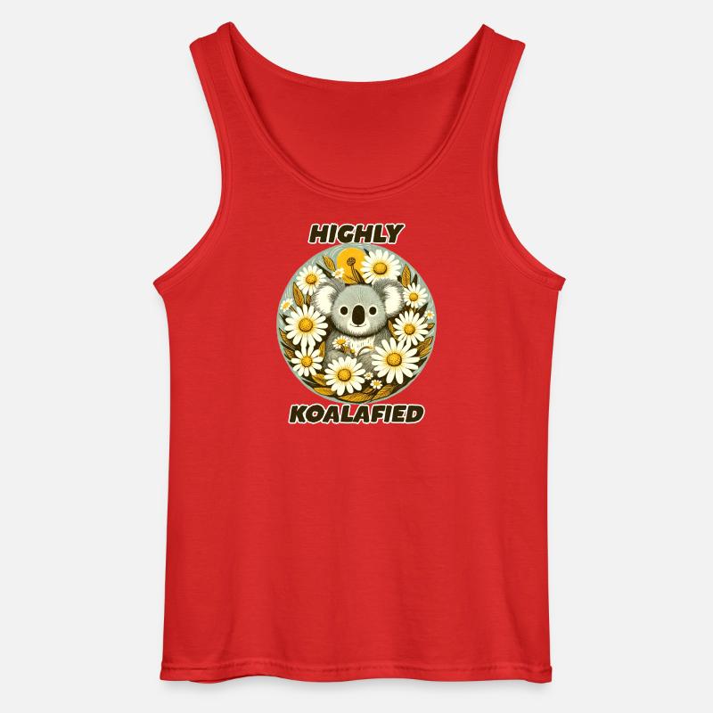 Stark koalafizierter Daisy Koala - Gildan Männer Tank Top - Rot
