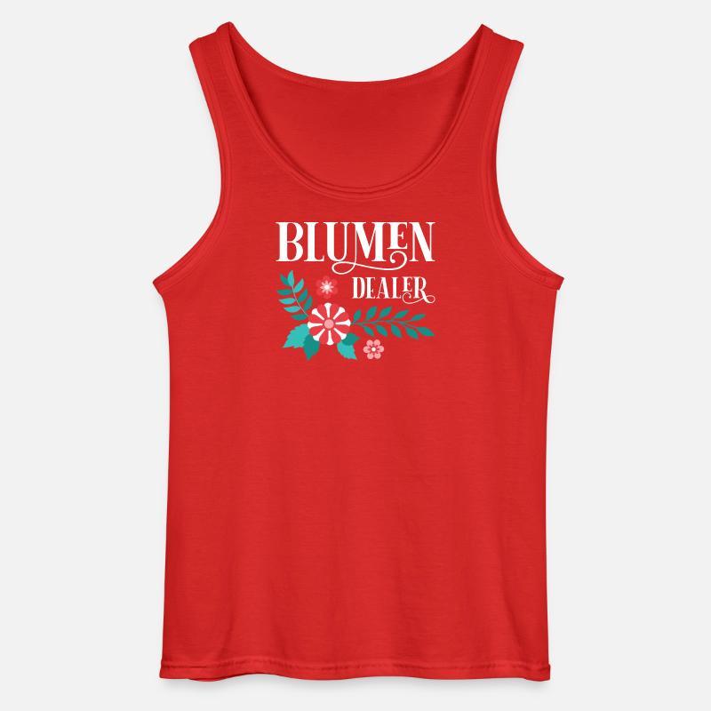 Gärtner Spruch Gärtnerei Hobbygärtner Kleingärtner - Gildan Männer Tank Top - Rot
