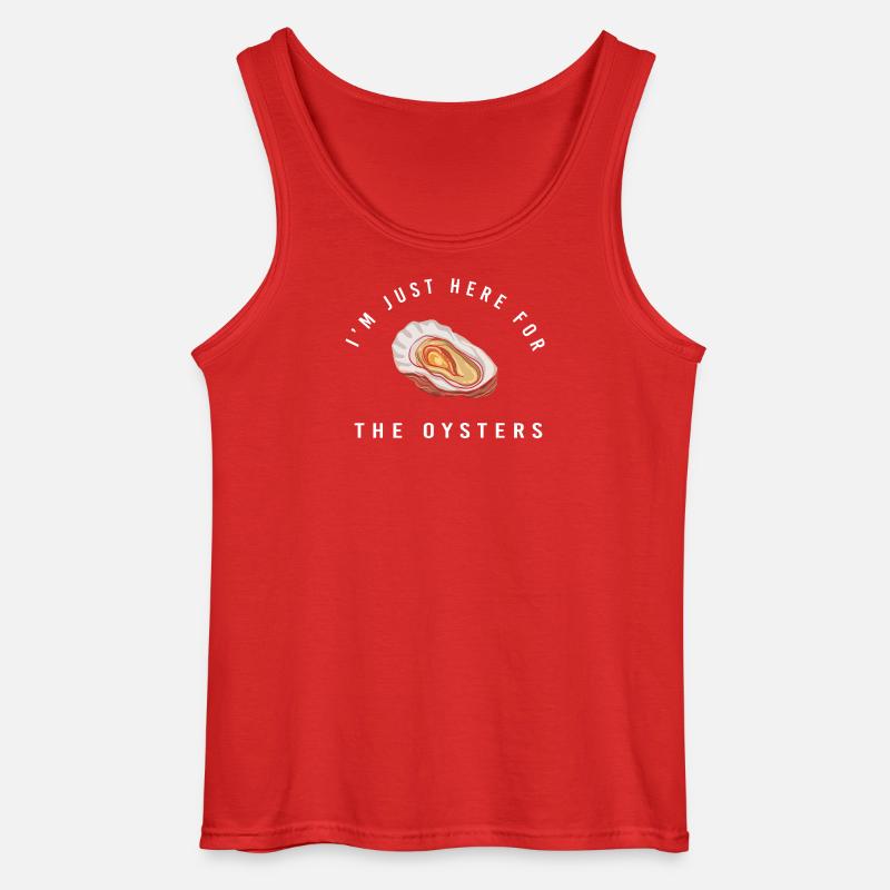 Austern - Gildan Männer Tank Top - Rot