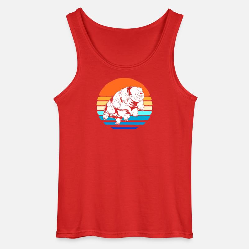Tardigrade Tardigrades Bärtierchen Wasserbär - Gildan Männer Tank Top - Rot
