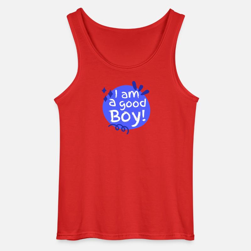 Ich bin ein guter Junge - Gildan Männer Tank Top - Rot