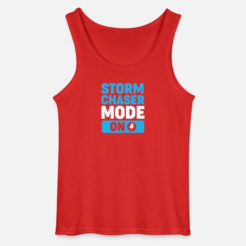 Stormtornadometeorolog - Gildan tanktop til mænd - rød