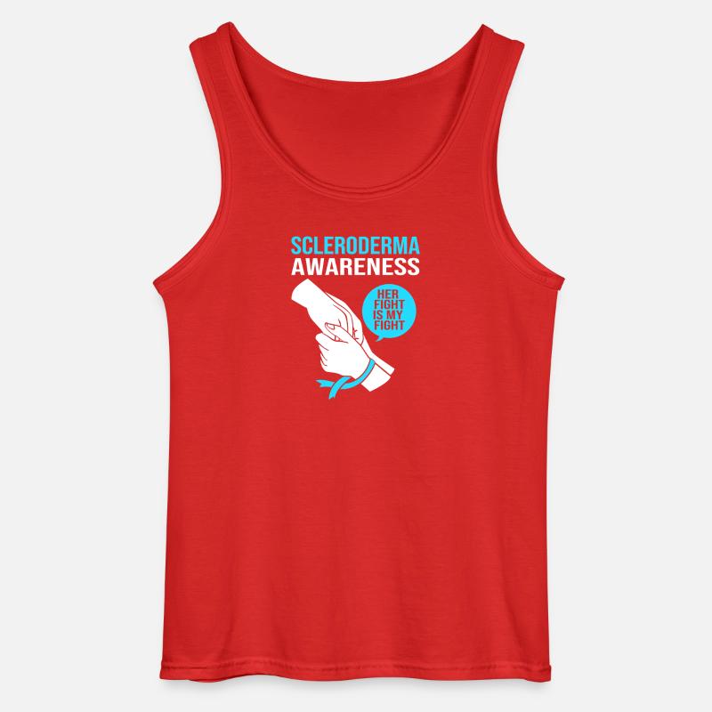 Scleroderma - Gildan Men’s Tank Top - red