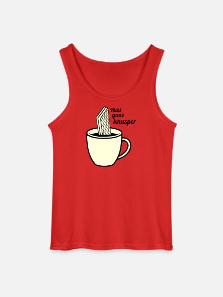 Not quite crunchy - Gildan Men’s Tank Top - red