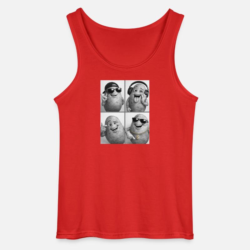 Kernknollen Groove Collage - Gildan Männer Tank Top - Rot