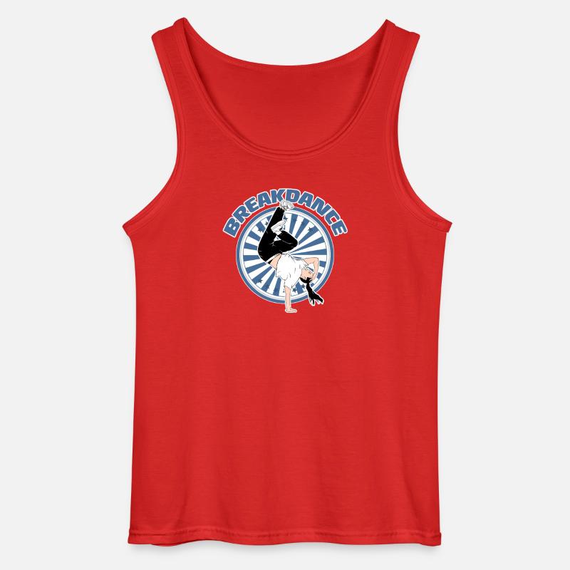 Breakdance  - Gildan Männer Tank Top - Rot