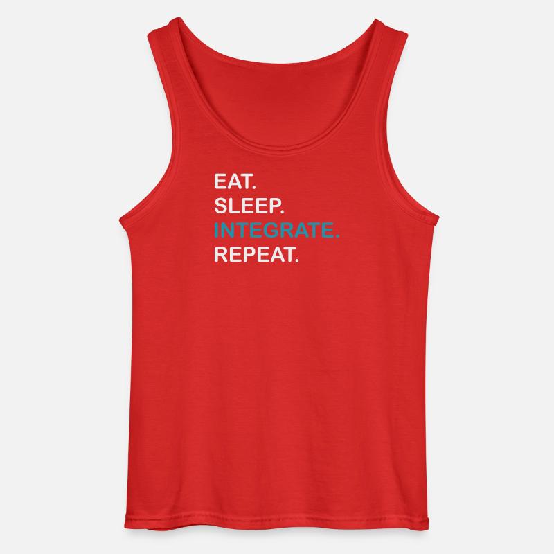 Integrate Repeat HPLC Performance Chromatography - Gildan Männer Tank Top - Rot