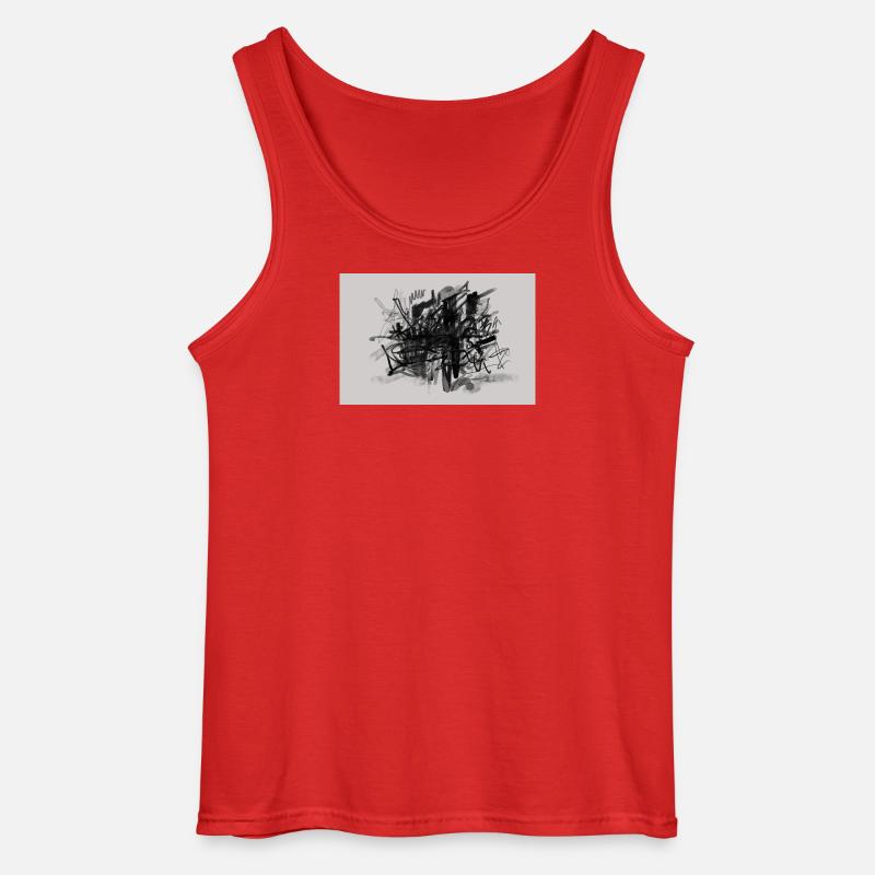 Knoten des Lärms - Gildan Männer Tank Top - Rot
