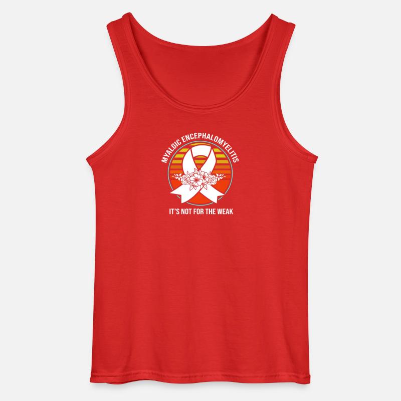 ME CFS - Gildan tanktop til mænd - rød