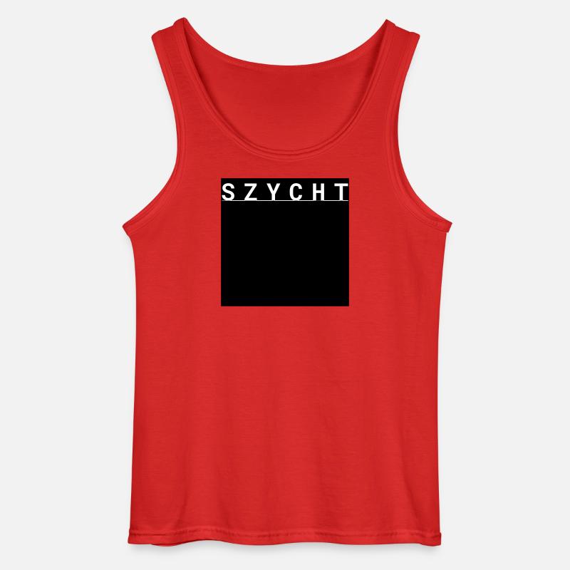 SZYCHT // Kattowitz Edition - Gildan Männer Tank Top - Rot