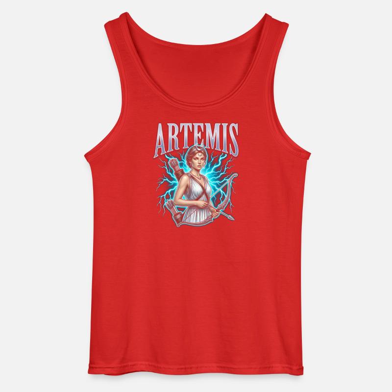 Artemis Blitzjäger - Gildan Männer Tank Top - Rot