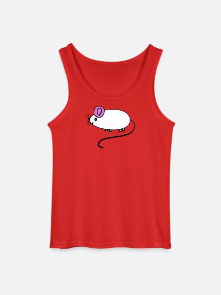 Mouse Rat Rodent Kids Baby - Gildan Men’s Tank Top - red