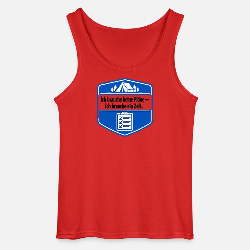 I'm a camper - Gildan Men’s Tank Top - red