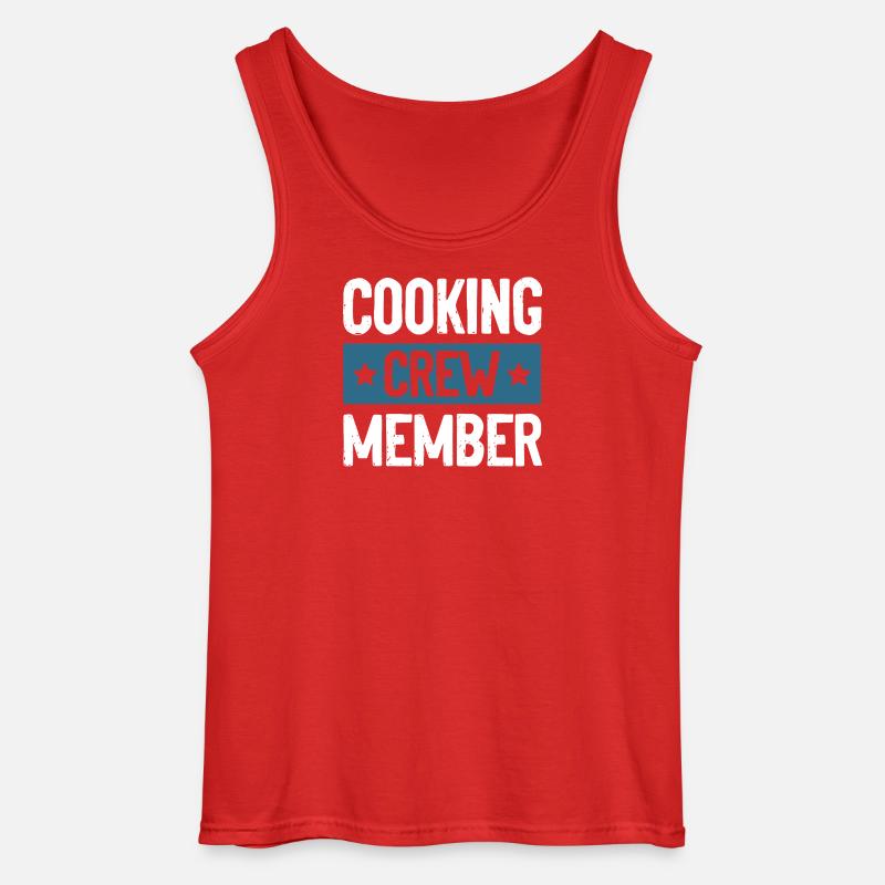 Cooking Crew - Gildan Männer Tank Top - Rot