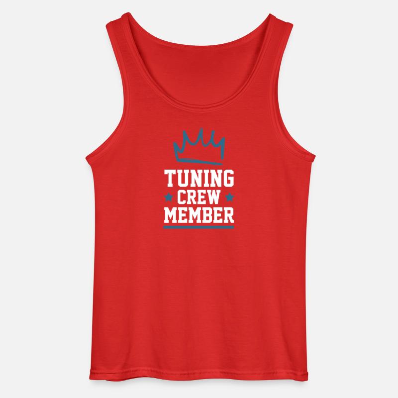Tuning Crew - Gildan Männer Tank Top - Rot