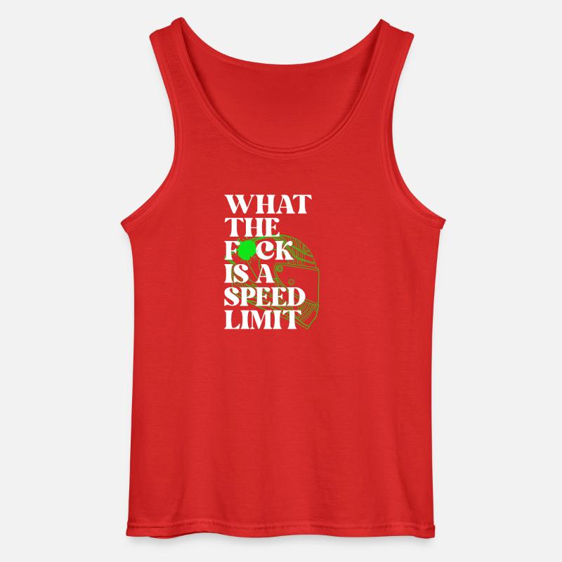 Auto - Gildan Männer Tank Top - Rot