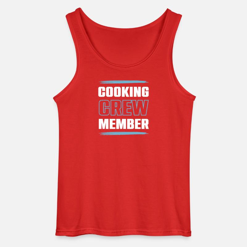 Cooking Crew - Gildan Männer Tank Top - Rot