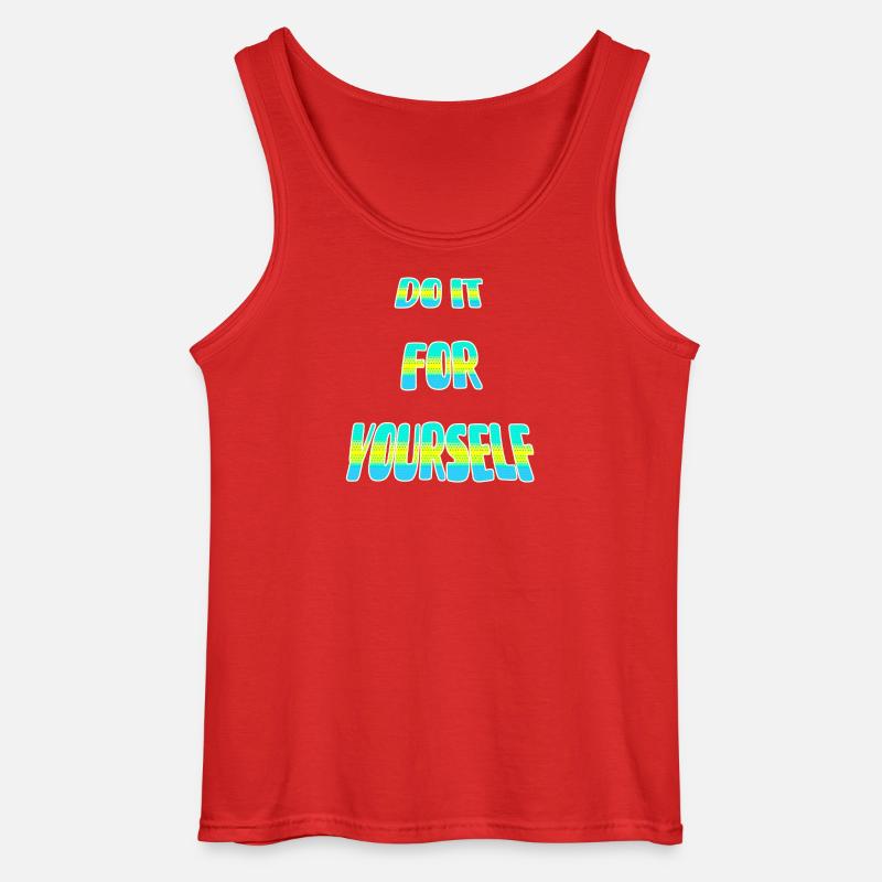 Do-it-Punkt - Gildan Männer Tank Top - Rot