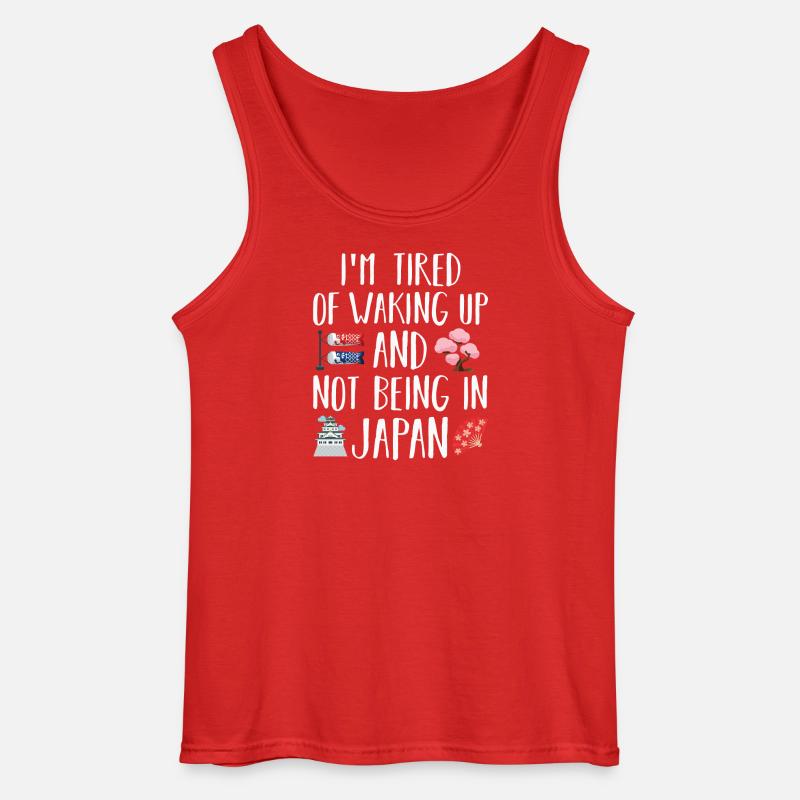 Japan - Gildan Männer Tank Top - Rot