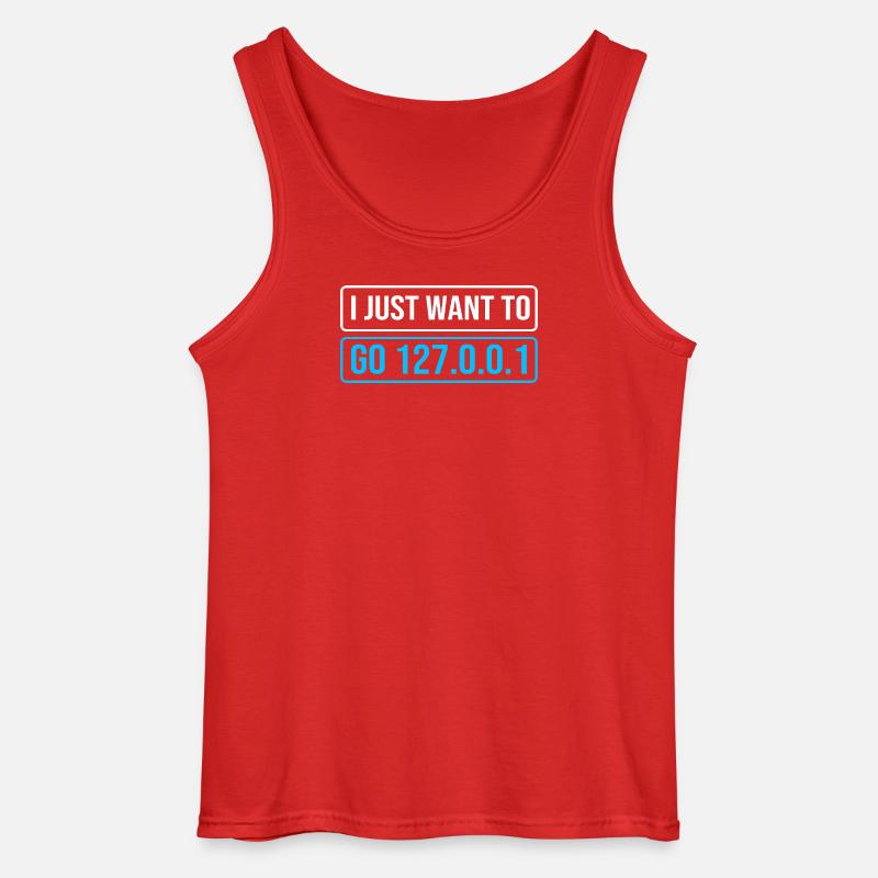 Netzwerk Ingenieur Programmierer Informatiker - Gildan Männer Tank Top - Rot