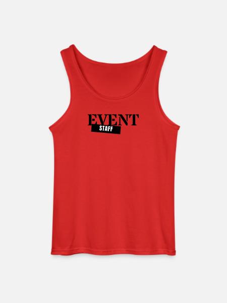 Event Staff - Crew Personnel Event Team - Gildan Men’s Tank Top - red