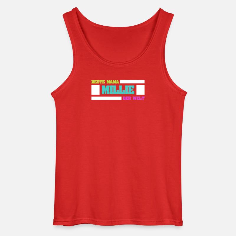 Mutter Millie - Gildan Männer Tank Top - Rot
