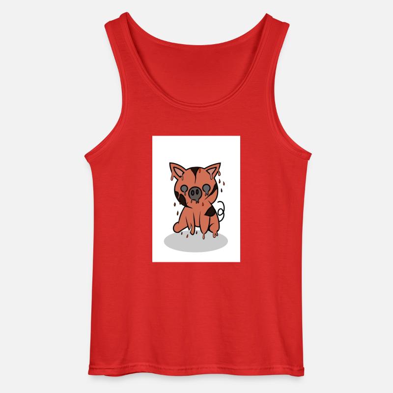 Bild 0019 - Gildan Männer Tank Top - Rot