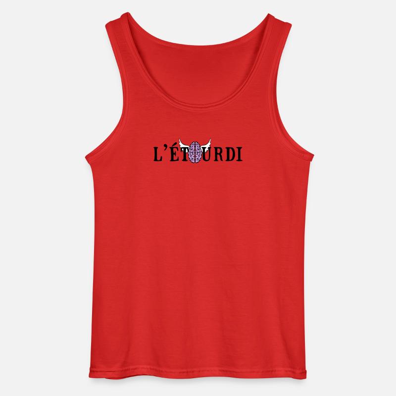 schwindlig - Gildan Männer Tank Top - Rot