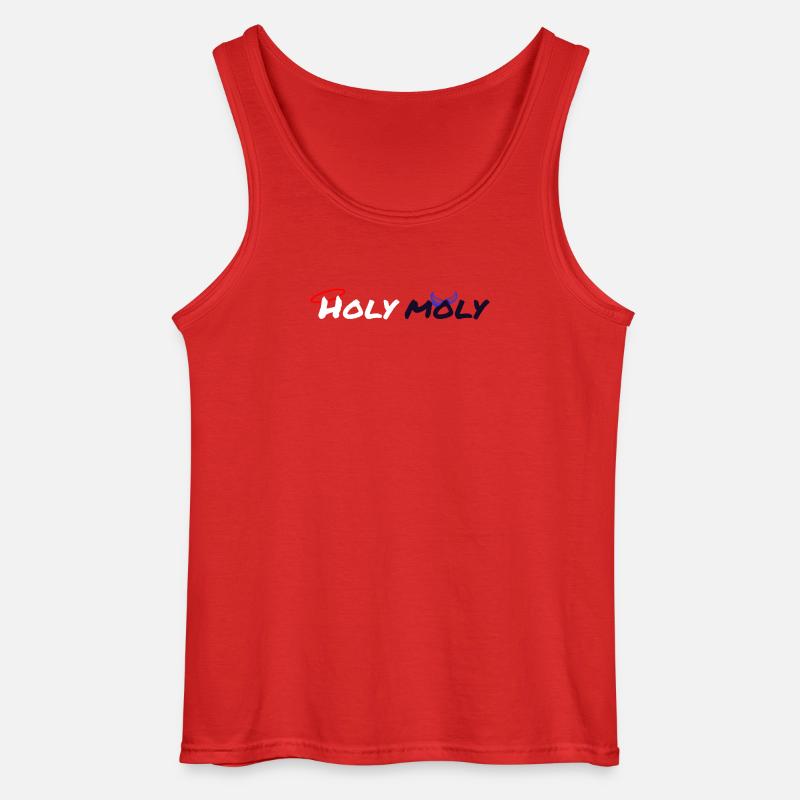 Heiliger Moly-Design - Gildan Männer Tank Top - Rot