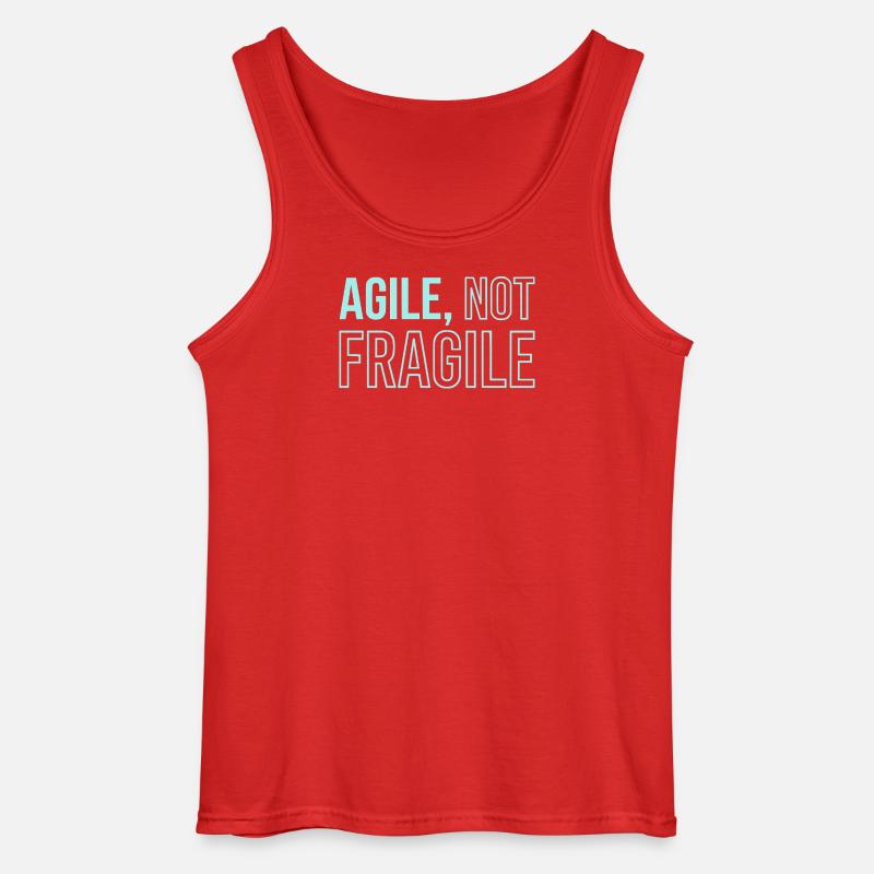 Agile Development, Scrum Coach Shirt  - Gildan Männer Tank Top - Rot