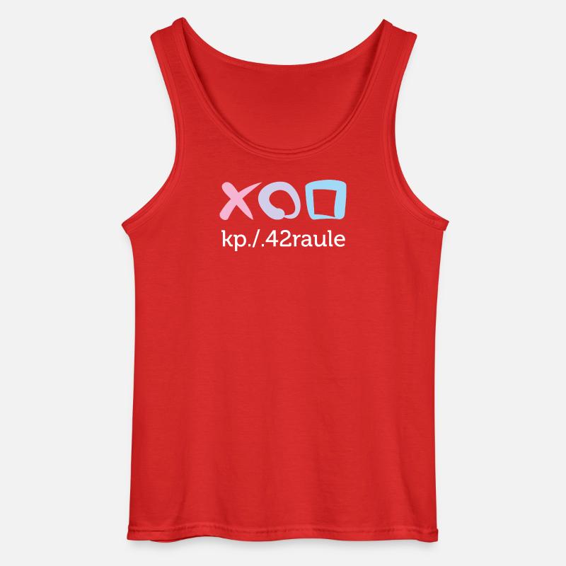 Raule - Gildan Männer Tank Top - Rot
