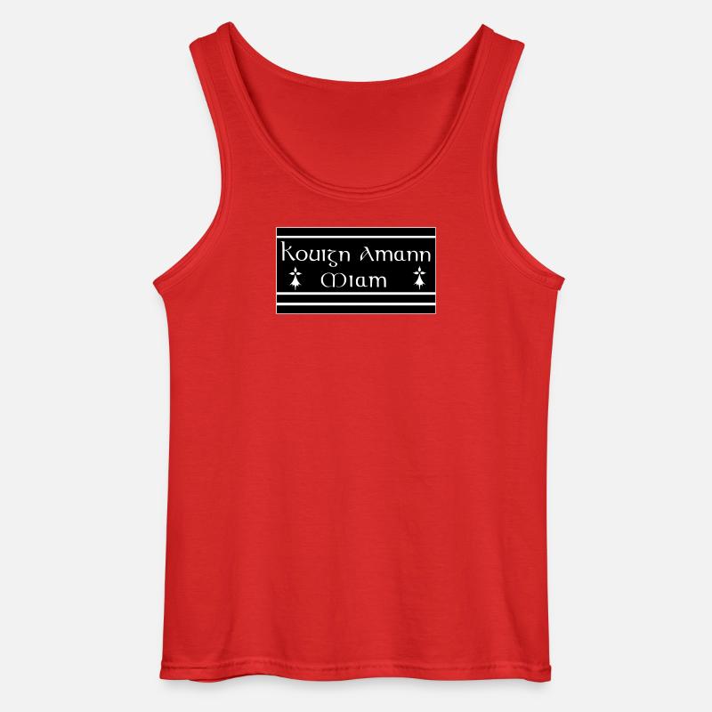 Kouign Amann - Gildan Männer Tank Top - Rot