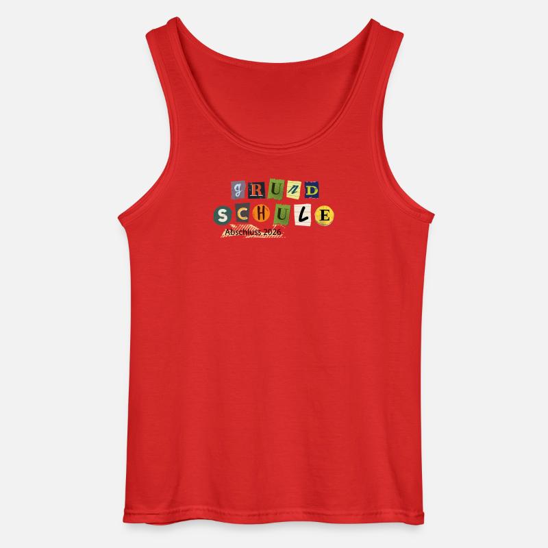 Schulabschluss 2026 - Gildan Männer Tank Top - Rot