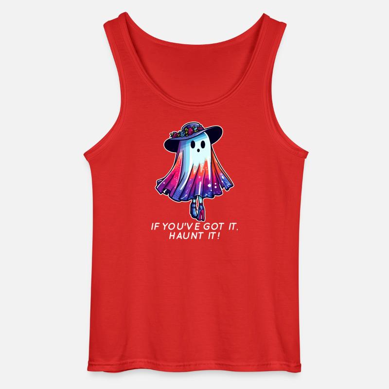 Ghost Rainbow Couture - Gildan Männer Tank Top - Rot