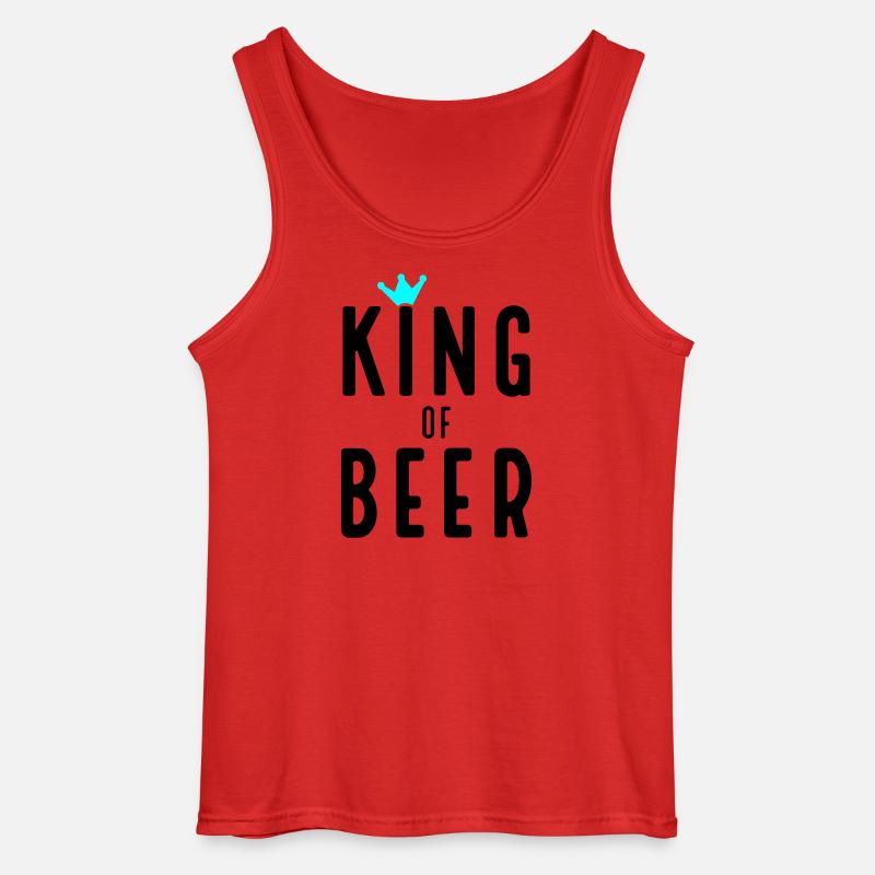 Abstrakte Kunst Inspirierte Farbexplosion - Gildan Männer Tank Top - Rot
