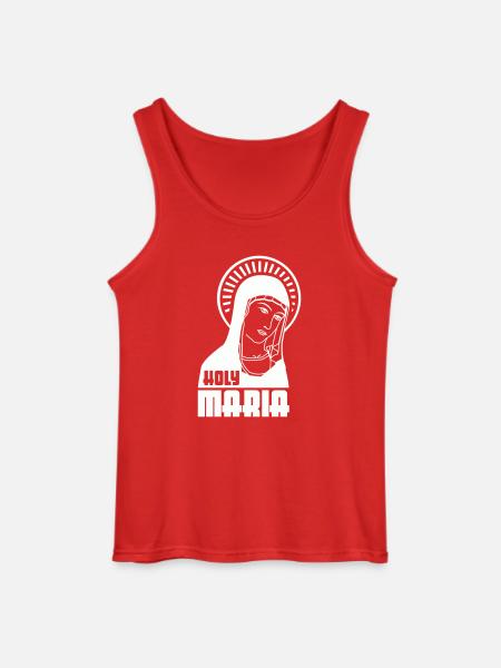 Holy Maria - Gildan Männer Tank Top - Rot