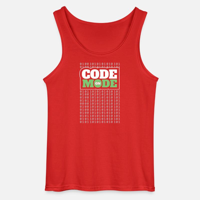 Codemodus An – Programmierung von Softwareentwickler Programmierer - Gildan Männer Tank Top - Rot