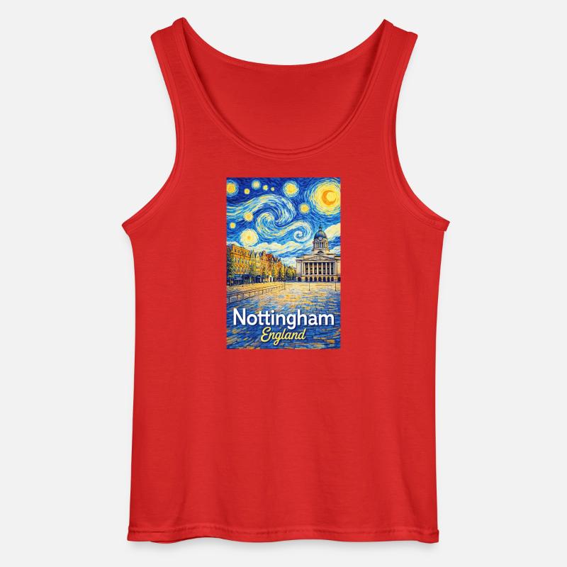 Nottingham, England - Gildan Männer Tank Top - Rot