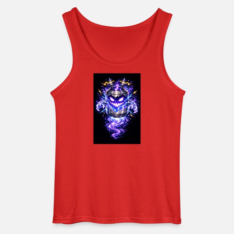 Blitzkürbis Dämon - Gildan Männer Tank Top - Rot