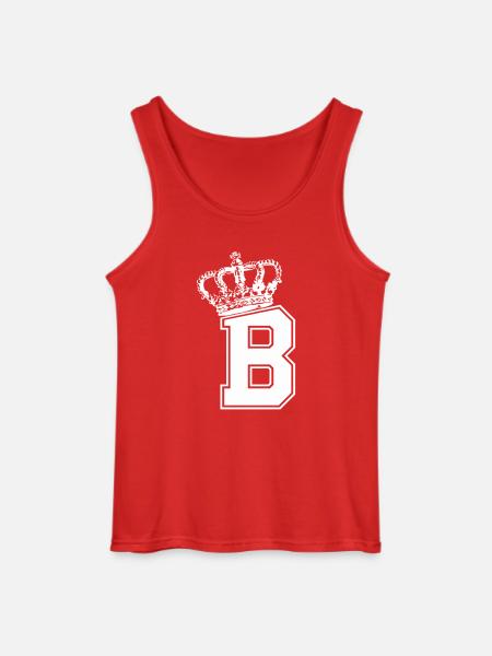 Buchstabe B King - Gildan Männer Tank Top - Rot