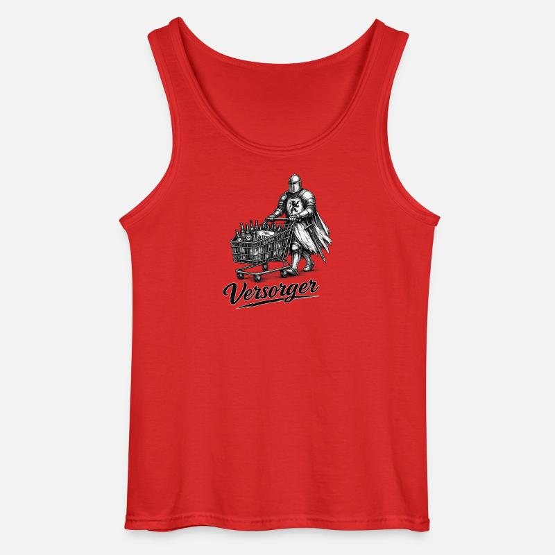 Ritter Biermann - Gildan Männer Tank Top - Rot
