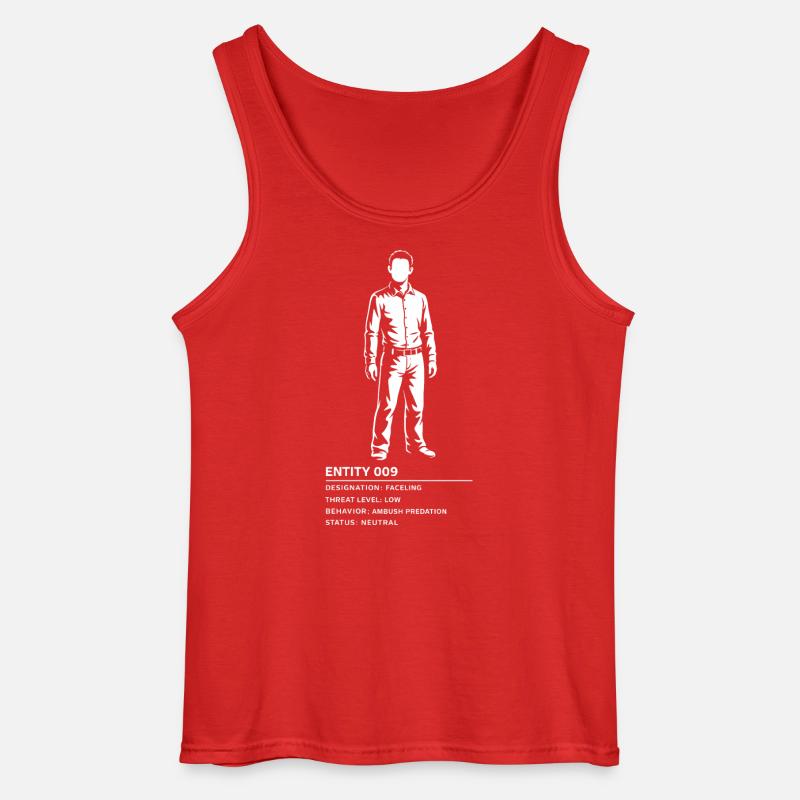 Backrooms Entity 9 white - Gildan Männer Tank Top - Rot